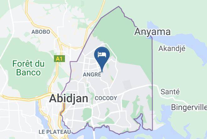 Abidjan - Residences Touristhotel Maps