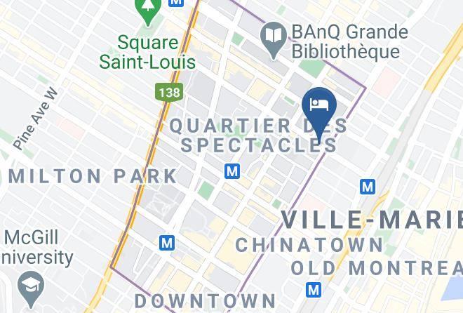Montreal - Residences Universitaires Uqam Maps