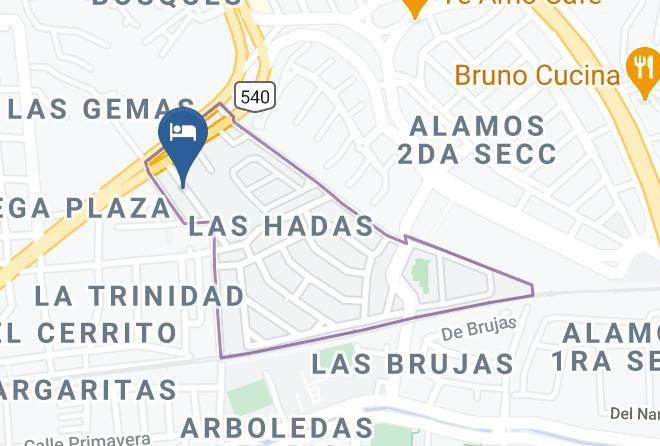 Santiago De Queretaro - Residencia Baumed Maps