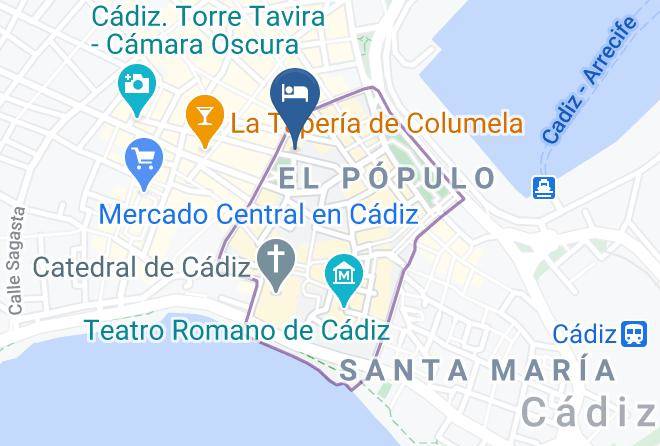 Cadiz - Residencia De Estudiantes Cadiz Centro Maps