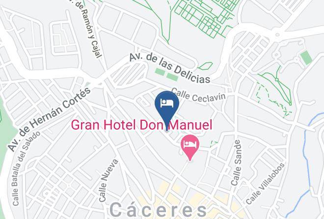Caceres - Residencia De Estudiantes San Justo Maps