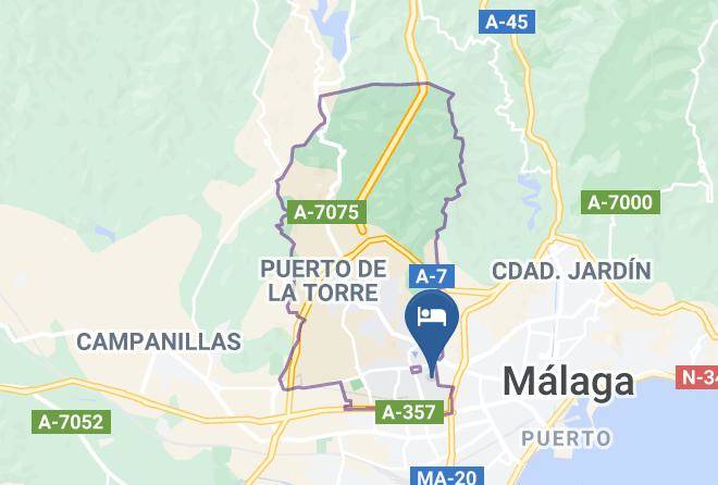 Malaga - Residencia Universitaria Alfil Maps