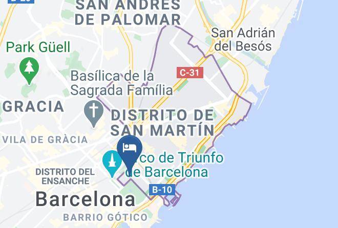 Barcelona - Residencia Universitaria La Ciutadella Maps