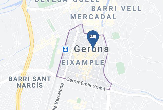 Girona - Residencia Universitaria Pare Claret Maps
