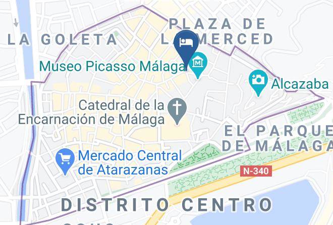 Malaga - Residencia Universitaria San Jose Maps
