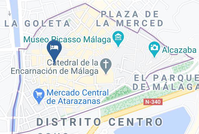 Malaga - Residencia Universitaria Santa Paula Maps