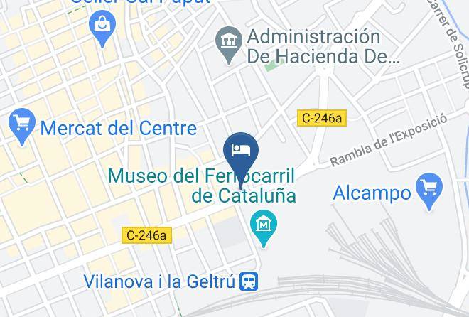 Barcelona - Residencia Universitaria Vila Nova Maps