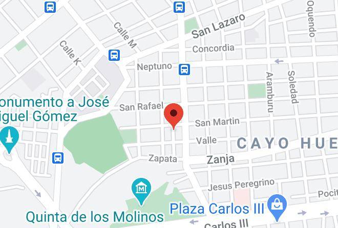 Centro Habana - Residencia Varela Maps