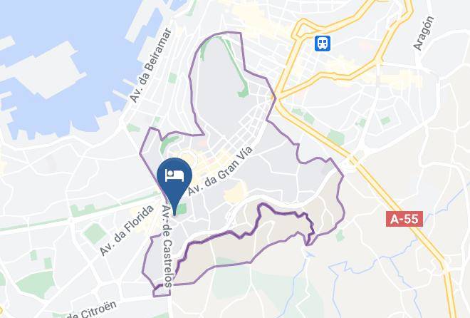 Residencia Xuvenil Altamar Map