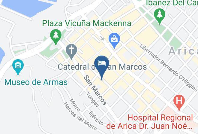 Arica Province - Residencial America Maps