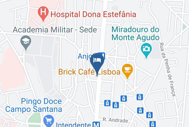 Lisbon - Residencial Estrela Dos Santos Maps