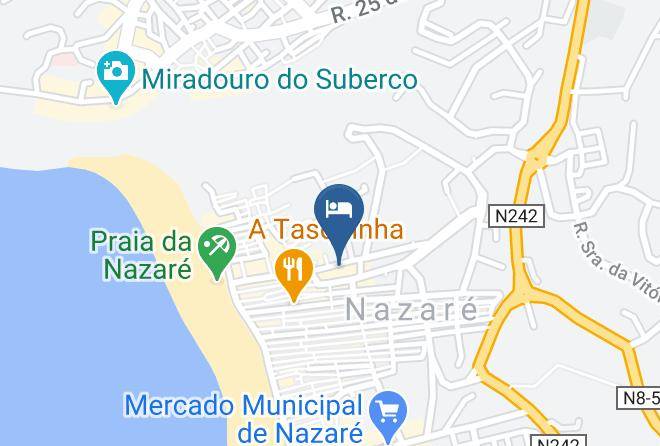Nazare - Hotel Promontorio Maps
