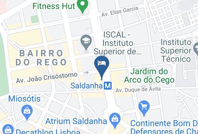 Lisbon - Residencial Saldanha Maps