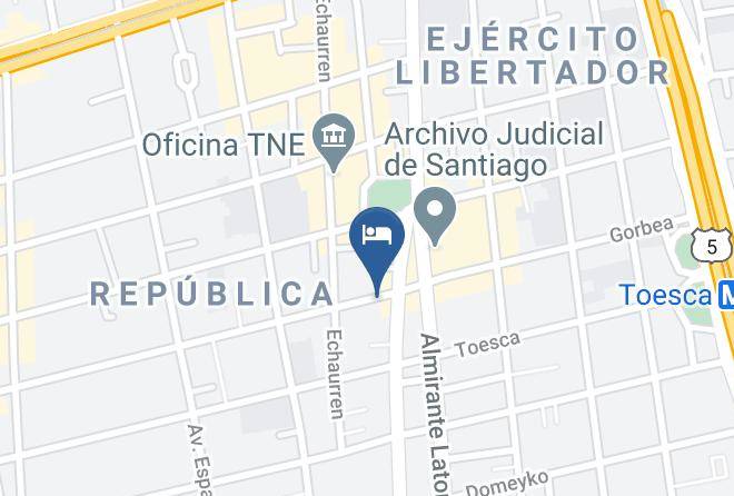 Santiago - Residencial Universitaria Maps