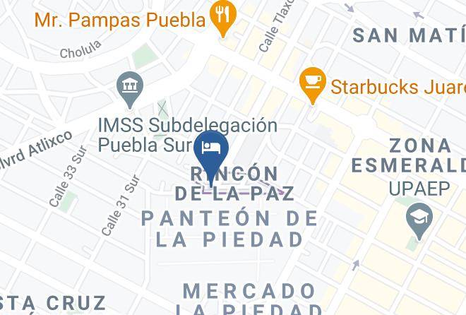Puebla Rincon De La Paz - Residencias Universitarias La Paz I Maps