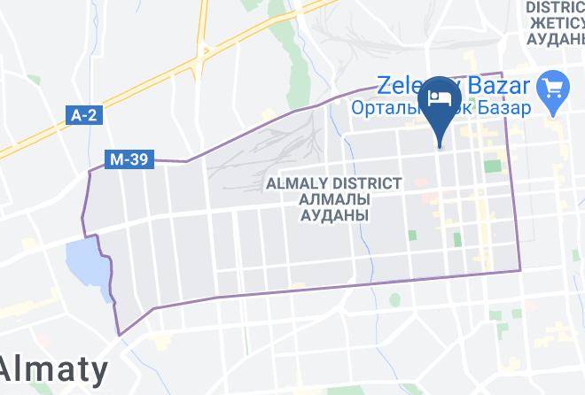 Almaty City - Resident Hotel Delux Maps