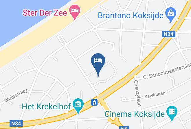 Residentie Koksijde Promenade Map