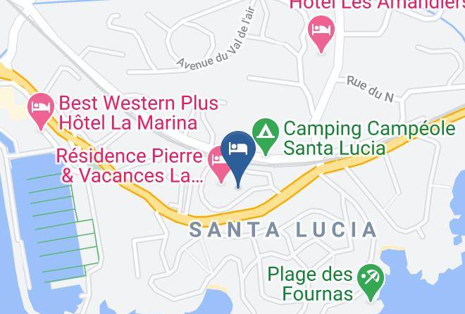 Var - Residentie Pierre & Vacances La Corniche D'or Maps