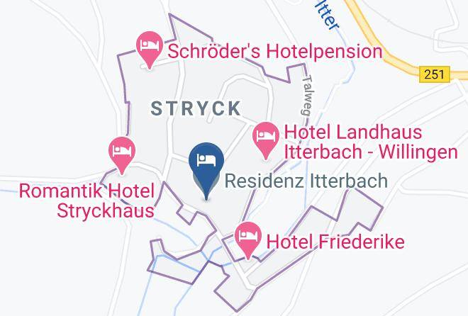 Waldeck Frankenberg - Residenz Itterbach Maps