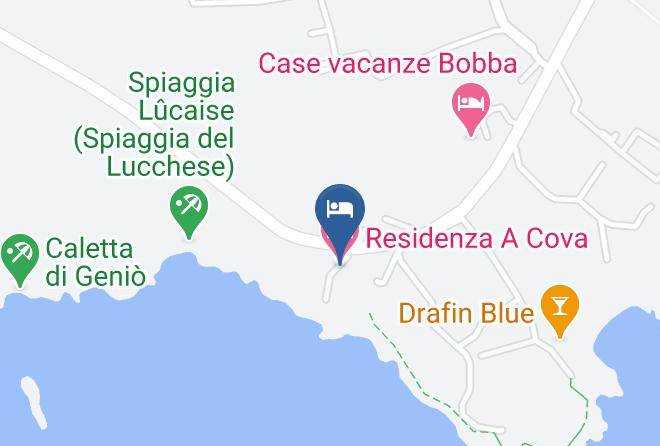 Province Of South Sardinia - Residenza A Cova Maps
