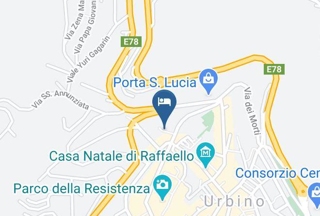 Pesaro And Urbino - Residenza Ambrogi Luxury Suites Urbino Maps