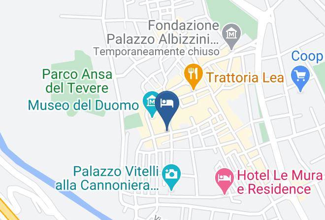 Perugia - Residenza Antica Canonica Maps