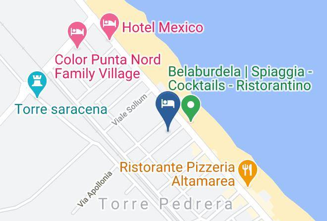 Rimini - Residenza Aurora Del Mare Maps