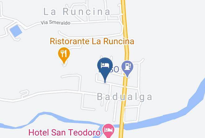 Sassari - Residenza Badualga Maps
