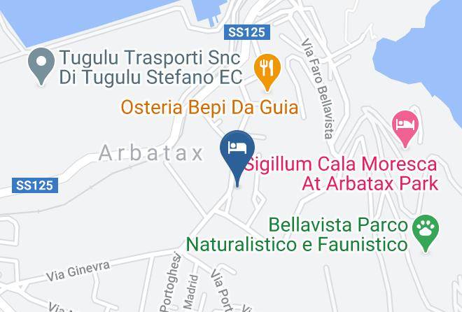 Nuoro - Residenza Borgo Degli Ulivi Maps