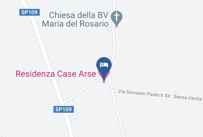 Lecce - Residenza Case Arse Maps