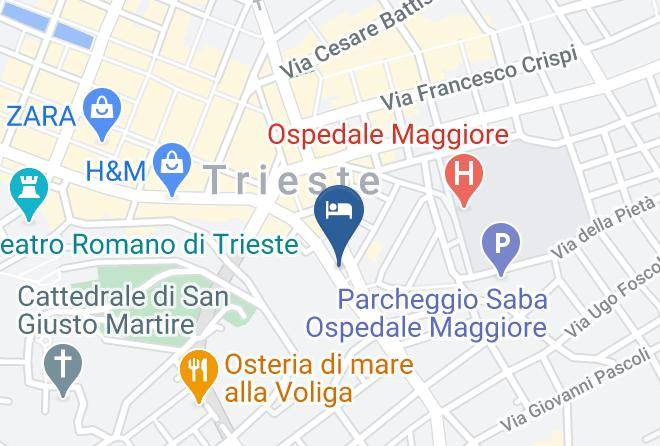 Trieste - Residenza Corso Saba Maps
