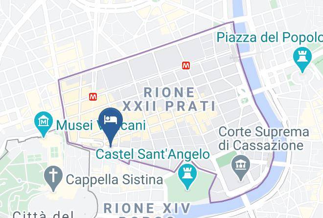 Rome - Residenza Crescenzio Maps