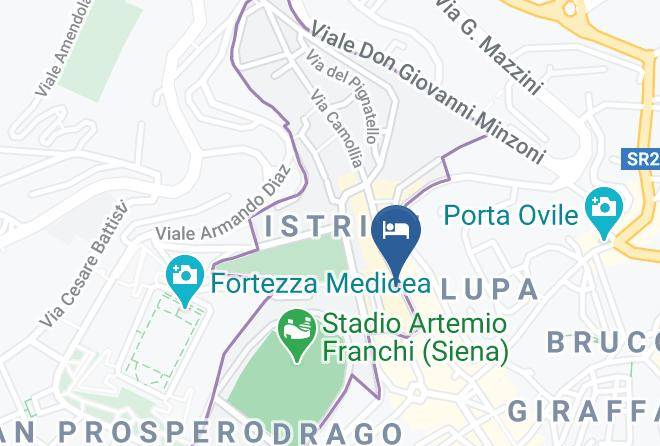 Siena - Residenza D'epoca Montanini Maps
