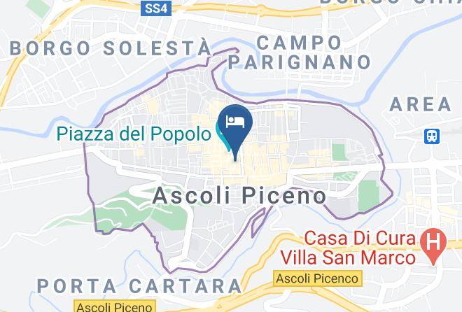Ascoli Piceno - Residenza Dei Capitani Maps