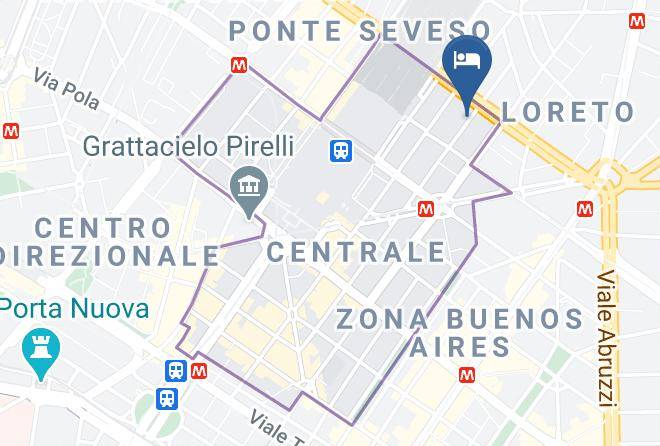 Milan - Residenza Delle Citta Maps