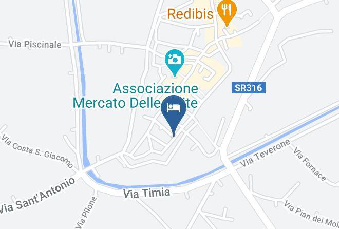 Perugia - Residenza Di Charme La Corte De' Vasari Maps