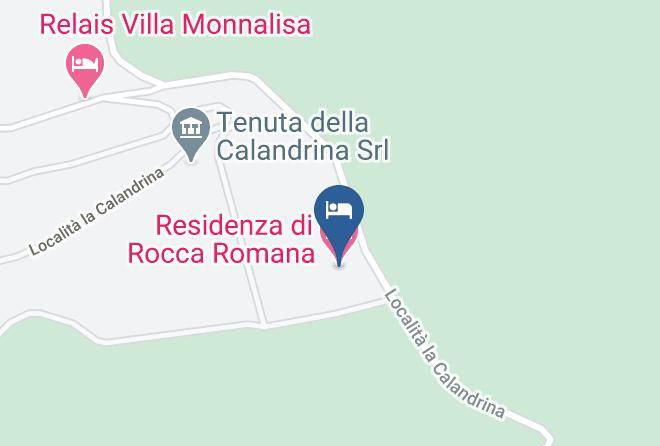 Residenza Di Rocca Romana Map