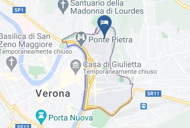 Verona - Residenza Fontana Del Ferro Maps