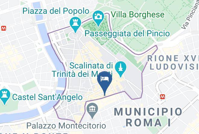 Rome - Residenza Frattina Maps