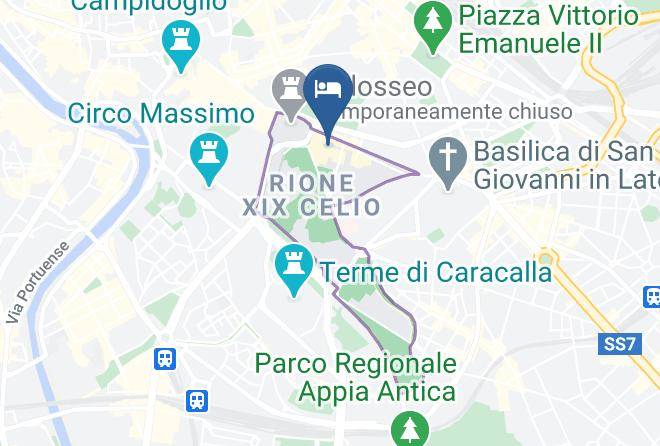 Residenza Giulia Al Colosseo Map