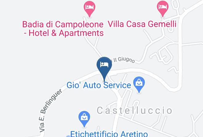 Arezzo - Residenza Il Grifone Maps