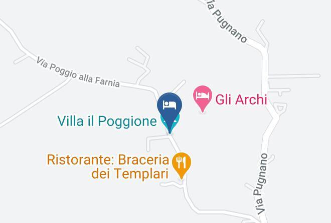 Pisa - Residenza Il Poggione Maps
