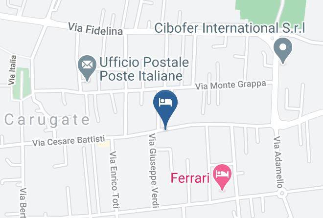 Milan - Residenza Isabella Maps