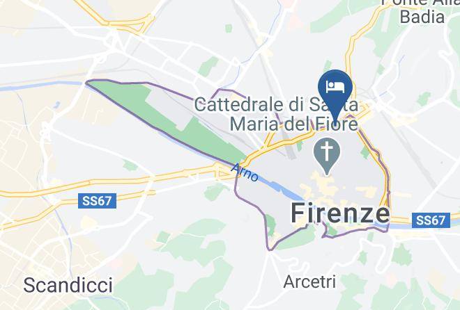 Florence - Residenza Johanna I Maps