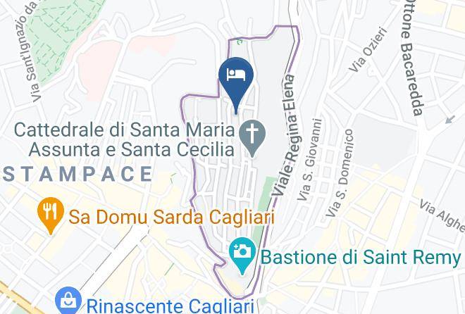 Cagliari - Residenza Kastrum Maps
