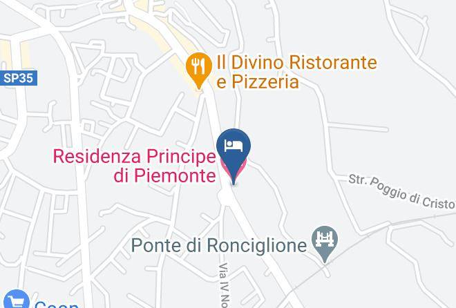 Viterbo - Residenza Principe Di Piemonte Maps
