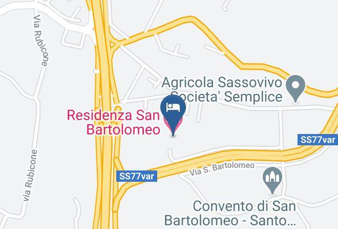 Perugia - Residenza San Bartolomeo Maps