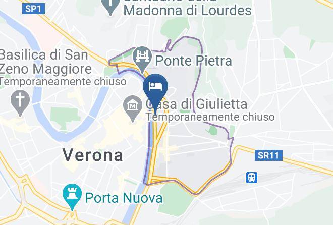 Verona - Residenza San Tomaso Maps