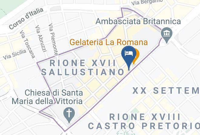 Rome - Residenza Venti Settembre Maps