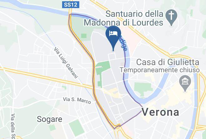 Verona - Residenza Verrazzano Di G Berni Maps